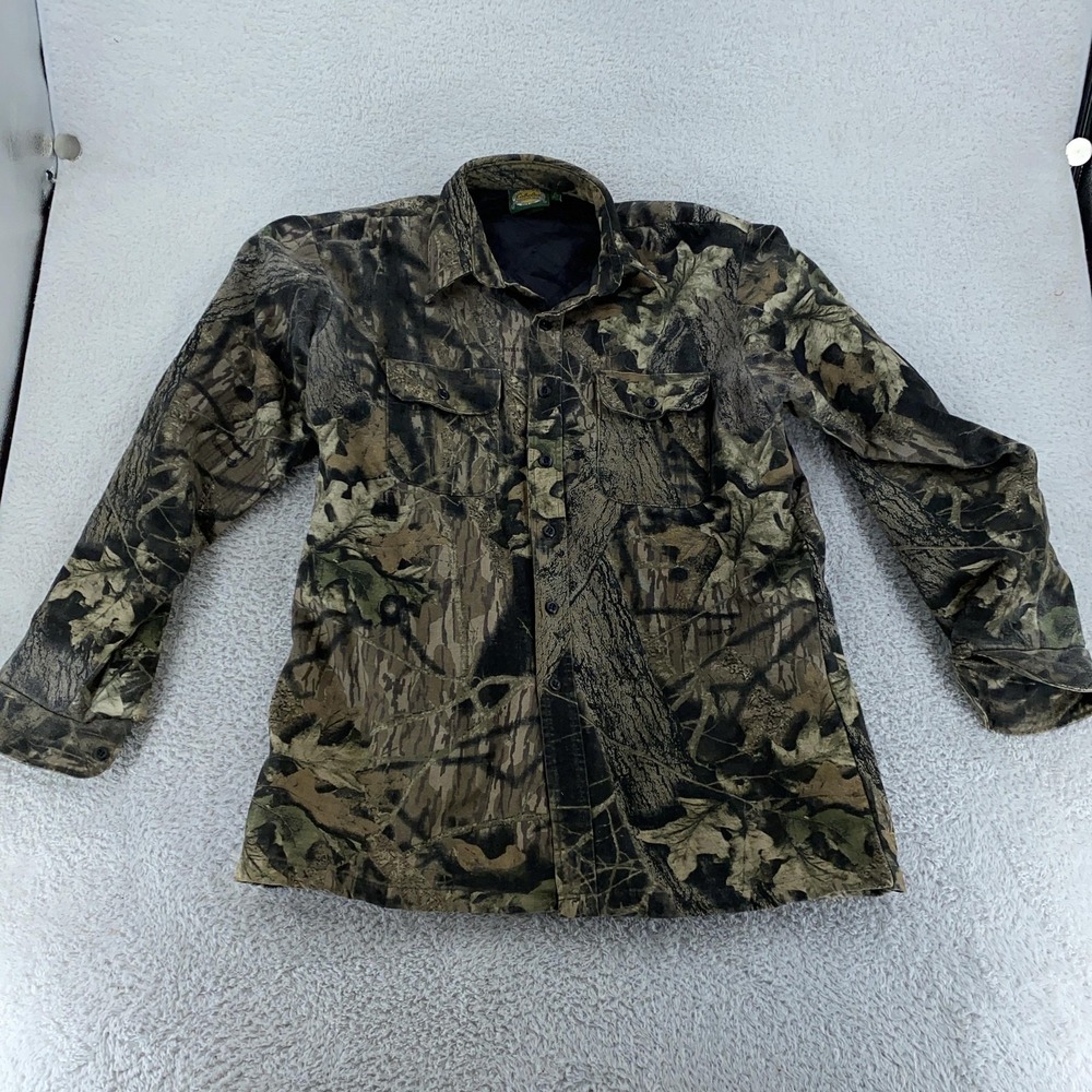 Cabela's Outdoor Gear Jacket Mens Large Tall Camouflage Hunting Quilted USA Made - Picture 2 of 8